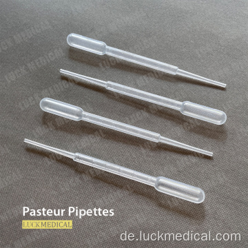 Laborübertragung Plastik -Tropfen -Pasteur -Pipette